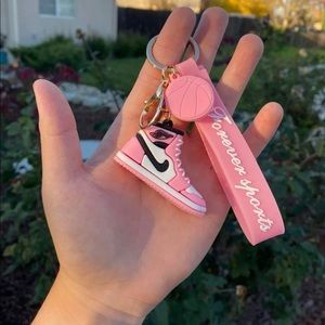 Keychain Nike~Pink,white,Black~
